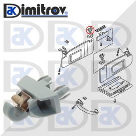 Щипка сенник Skoda Citigo Fabia Kamiq Karoq Kodiaq Octavia Rapid Superb Щипка сенник Skoda Citigo Fabia Kamiq Karoq Kodiaq Octavia Rapid Superb
